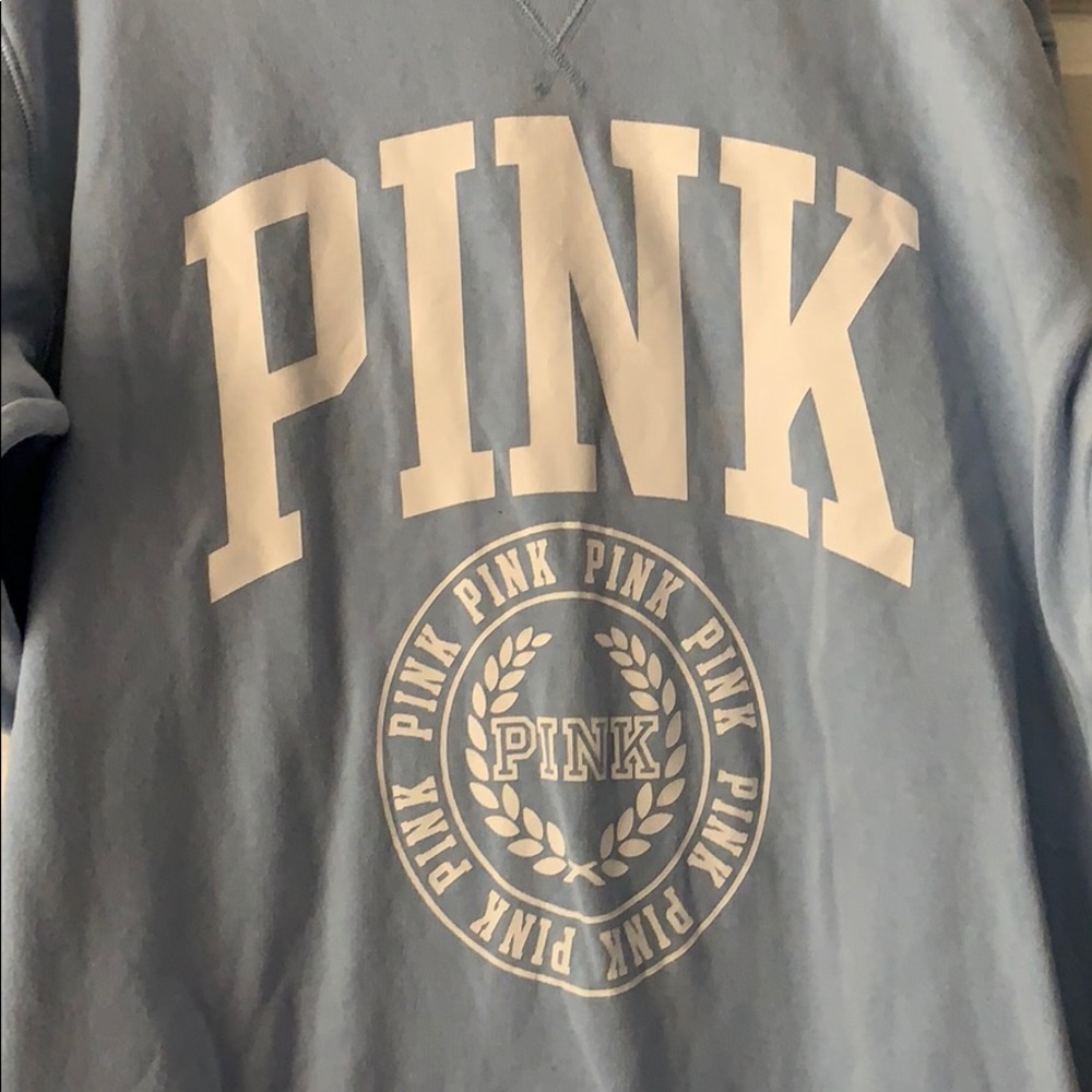 PINK Collegiate Crew Neck NWOT - Picture 2 of 4